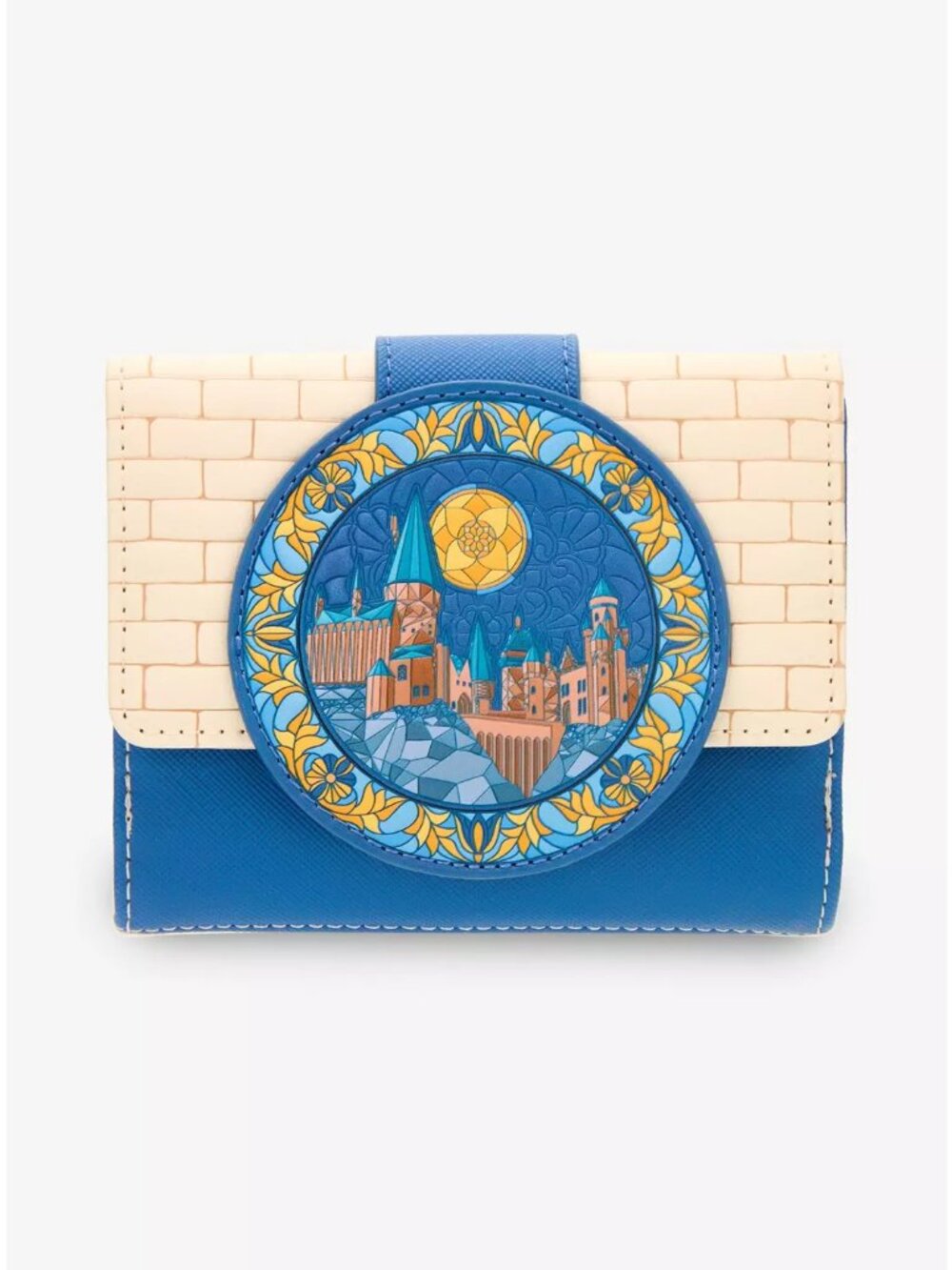Loungefly Harry Potter Stained Glass Wallet Hedwig Hogwarts Hard Tag Snap New